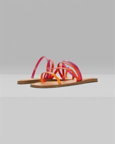 Marc Fisher multicolor strappy flat sandals for women shop return